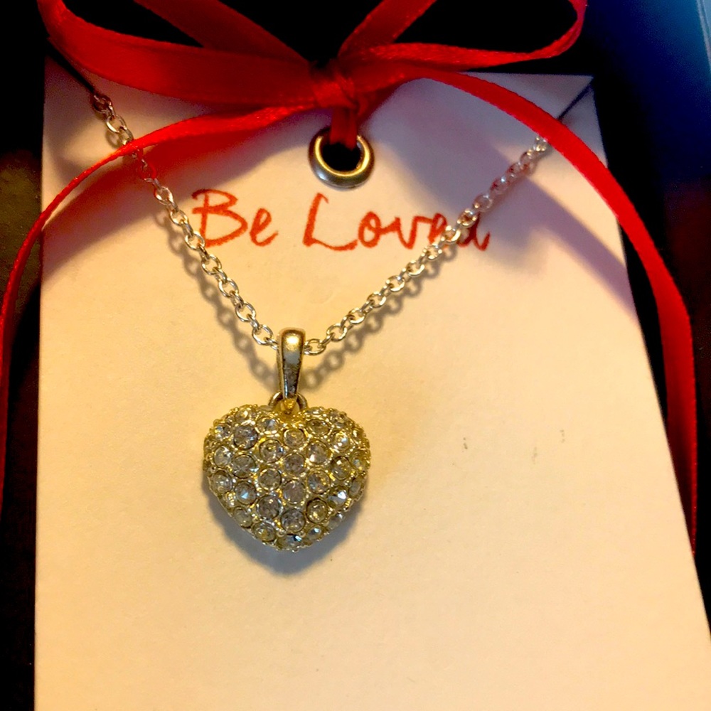 Avon Best Wishes Heart Necklace